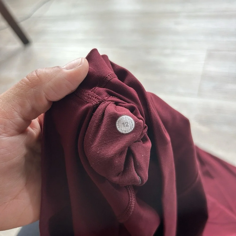 Lululemon Size 12 Garnet Wunder Train Women's High-Rise Tight 28